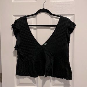 Black Crop Top